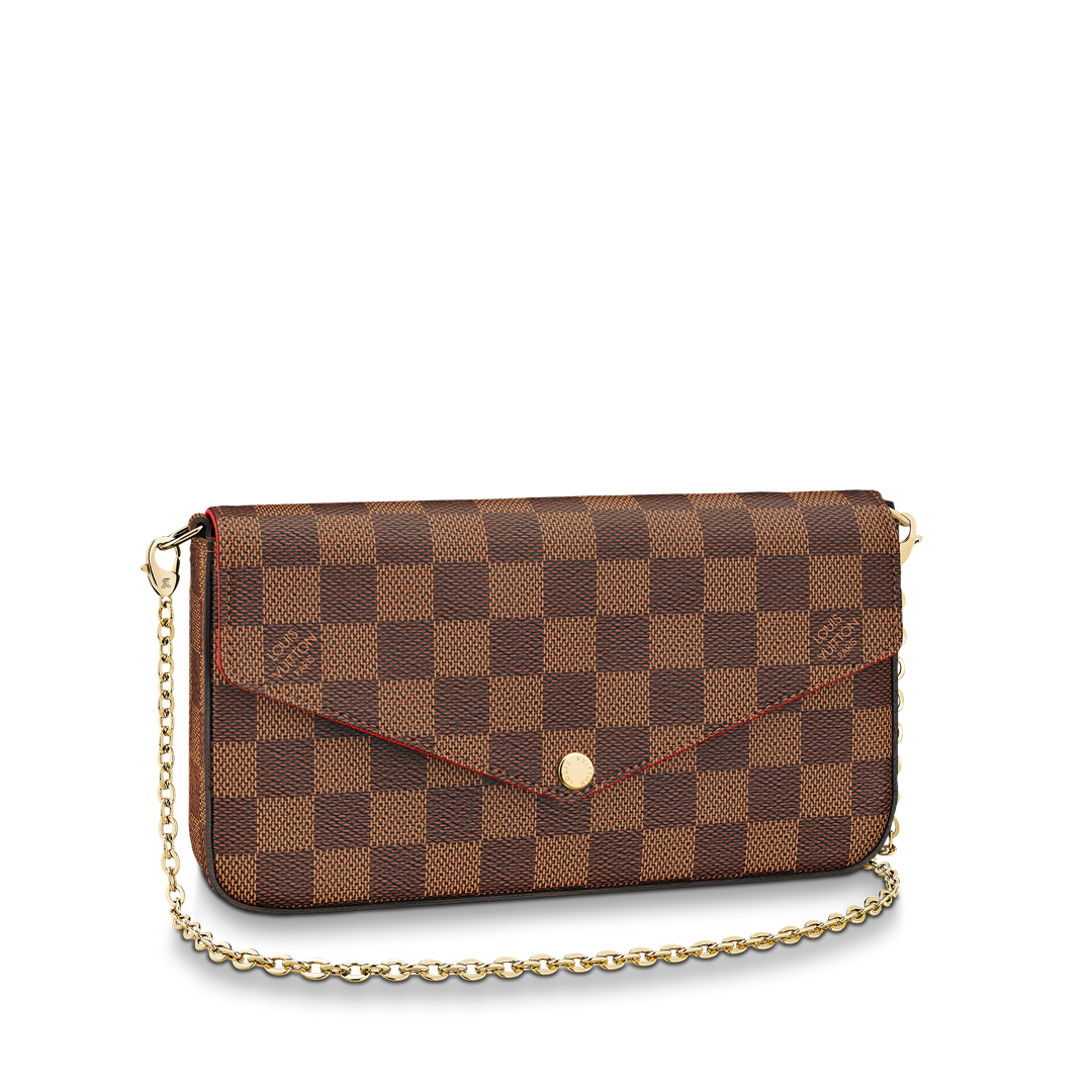 Louis Vuitton FELICIE POCHETTE Handbag Damier Ebene N63032